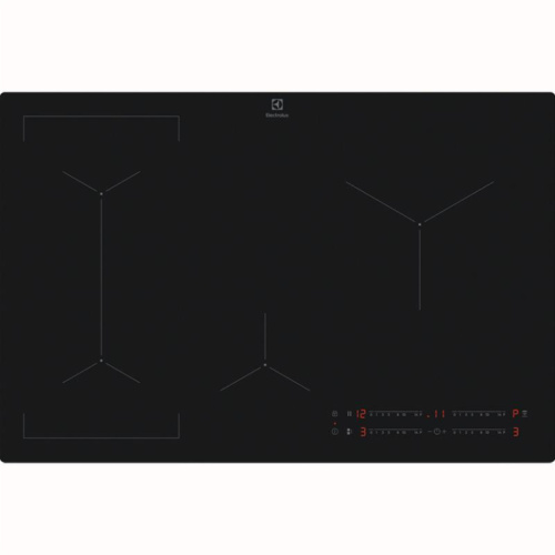 Electrolux 600 SaphirMatt SE® Bridge Hob2Hood, laius 80 cm, must - Integreeritav induktsioonpliidiplaat / EIV83443CT