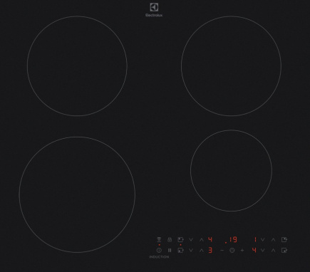Electrolux EIT60433CT hob Must Built-in Zone induction hob 4 zone(s)
