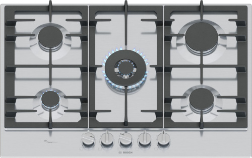 Bosch Serie 6 PCQ7A5I90 hob Stainless steel Built-in 75 cm Gas 5 zone(s)