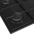 Beko HIBG64120SB hob Черный Built-in 60 cm Gas 4 zone(s)