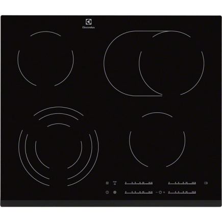 Electrolux EHF6547FXK hob Must Built-in 4 zone(s)