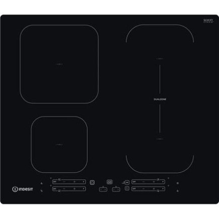 INDESIT | Hob | IB 65B60 NE | Induction | Number of burners/cooking zones 4 | Touch | Timer | Must