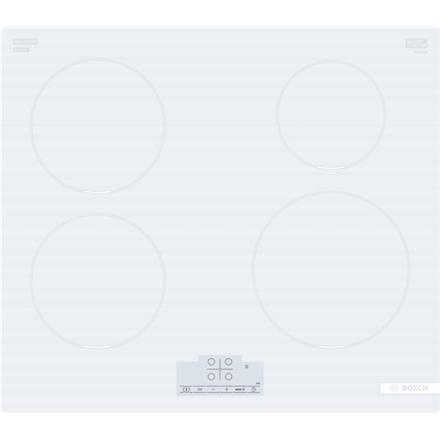 Bosch | Hob | PUE612BB1J | Induction | Number of burners/cooking zones 4 | Touch | Timer | Valge