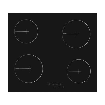 Simfer | Hob | H6.040.DECSP | Vitroceramic | Number of burners/cooking zones 4 | Touch | Черный