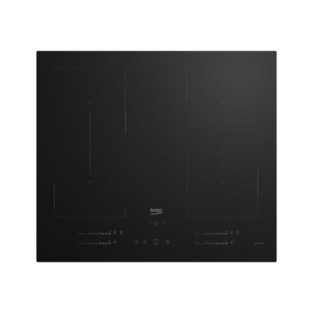 Beko HII64720QUF2T Hob, Induction, Width 59cm, 4 cooking zones, Touch control, Черный | BEKO