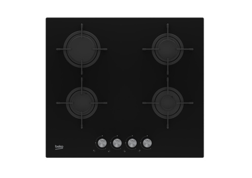 Beko HILG 64220 S hob Черный Built-in Gas 4 zone(s)