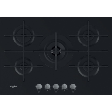 Whirlpool AKWL 728/NB Черный Built-in 75 cm Gas 5 zone(s)