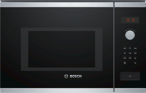 Bosch Serie 4 BFL553MS0 microwave Built-in Combination microwave 25 L 900 W Black, Stainless steel