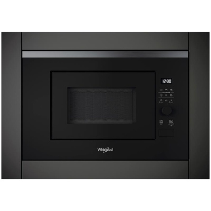 Whirlpool, 20 L, 800 W, must/roostevaba teras - Integreeritav mikrolaineahi grilliga / WMF201G