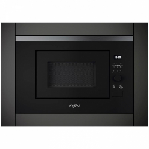 Whirlpool, 20 L, 800 W, must/roostevaba teras - Integreeritav mikrolaineahi grilliga / WMF201G