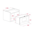Teka ML 8220 BIS White Grill microwave Built-in 22 L 2500 W
