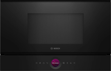 Bosch Serie 8 BER7321B1 microwave Black Solo microwave Built-in 21 L 900 W