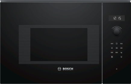 BOSCH Built-In Microwave BFL524MB0, 800W, 20L, black
