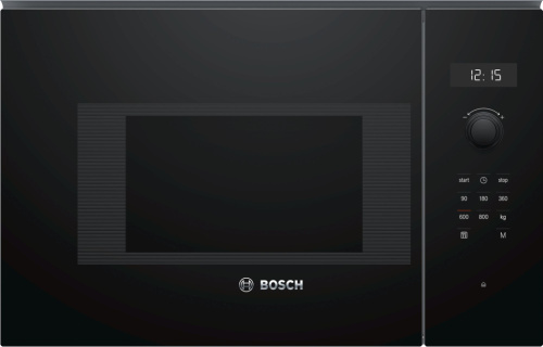 BOSCH Built-In Microwave BFL524MB0, 800W, 20L, black