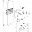 Integreeritav mikrolaineahi Whirlpool AMW6440FB, must