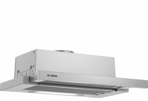 Bosch Serie 4 DFT63AC50 cooker hood Semi built-in (pull out) Silver 360 m³/h D