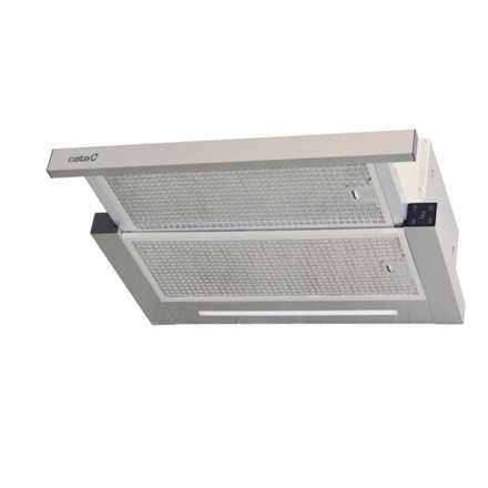 CATA Hood | ATH 61X | Telescopic | Energy efficiency class A+ | Width 60 cm | 605 m3/h | Touch control | LED | Silver Grey