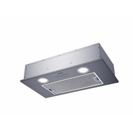 Candy | Hood | CBG625/1X | Canopy | Energy efficiency class C | Width 52 cm | 207 m³/h | Mechanical | LED | Stainless Steel