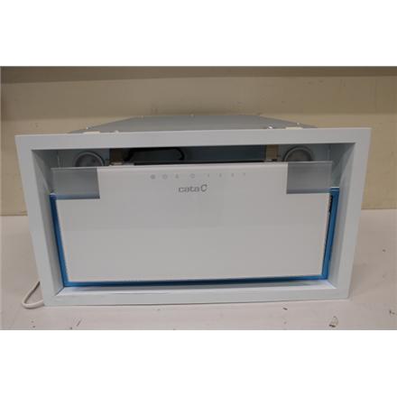 Taastatud.  | CATA | Hood | GC DUAL A 45 XGWH | Canopy | Energy efficiency class A | Width 45 cm | 820 m³/h | Touch control | LED | White glass | DAMAGED PACKAGING, DENT ON FRAME CORNER