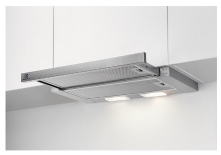 Electrolux LFP326S cooker hood Semi built-in (pull out) Grey 410 m³/h C