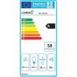CATA | Hood | GC DUAL A 75 XGBK | Canopy | Energy efficiency class A | Width 79.2 cm | 820 m³/h | Touch control | LED | Black glass
