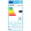 CATA | Hood | GCX 83 SD | Canopy | Energy efficiency class A | Width 83 cm | 750 m³/h | Touch Control | LED | Stainless steel/Gray glass