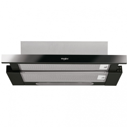 Whirlpool, 304 m³/h, laius 59,9 cm, must - Integreeritav õhupuhasti / AKR750GK