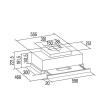 CATA Hood | CAMPANA TFH 6830 GWH | Telescopic | Energy efficiency class A+++ | Width 60 cm | 795 m³/h | Touch control | LED | White