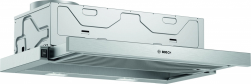 Bosch Serie 2 DFM064W54 cooker hood Semi built-in (pull out) Metallic, Silver 388 m³/h