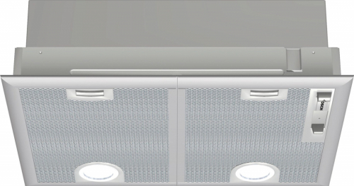 Bosch Serie 4 DHL555BL cooker hood Built-in Silver C 590 m³/h
