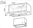 Elica LANE BL MAT/A/72 Built-in Must B 550 m³/h