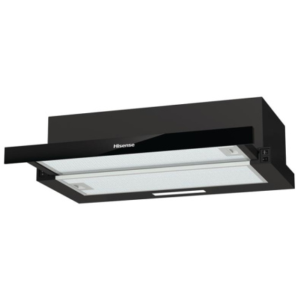 Hisense, 450 m³/h, laius 60 cm, must - Integreeritav õhupuhasti / MH6TL2MB