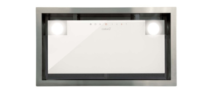 CATA Hood GC DUAL A 45 XGWH Canopy, Energy efficiency class A, Width 45 cm, 820 m3/h, Touch control, LED, White glass