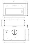 Kitchen Hood AKPO WK-7 MICRA 60 BLACK