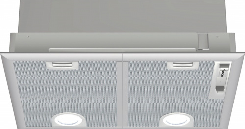 Bosch Serie 4 DHL555BL cooker hood Built-in Silver C 590 m³/h