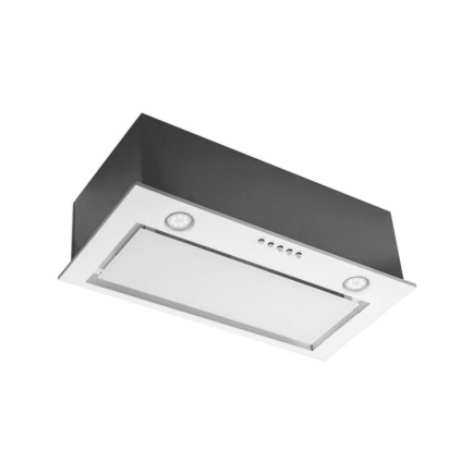 Cooker hood Ciarko SL-BOX Glass 350 m3/h Built-in Valge