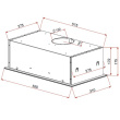 Teka GFG 2 388 m³/h Under-cupboard Must
