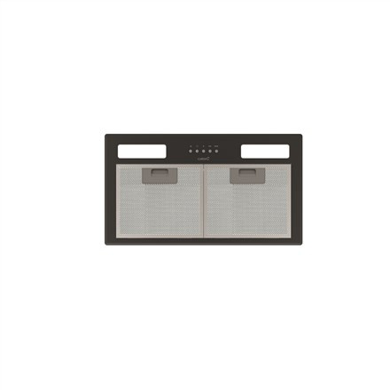 CATA 02030408 cooker hood Wall-mounted Черный, Stainless steel C 645 m³/h