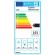 CATA Hood | ARMONIA 60 BK | Canopy | Energy efficiency class C | Width 79.8 cm | 645 m³/h | Mechanical | LED | Black