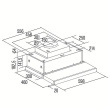 CATA Hood | TFH 6830 GBK | Telescopic | Energy efficiency class A+++ | Width 60 cm | 795 m³/h | Electronic | LED | Must Glass