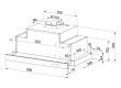 Telescopic hood MAAN Corona Bis 60 635 m3/h, Черный