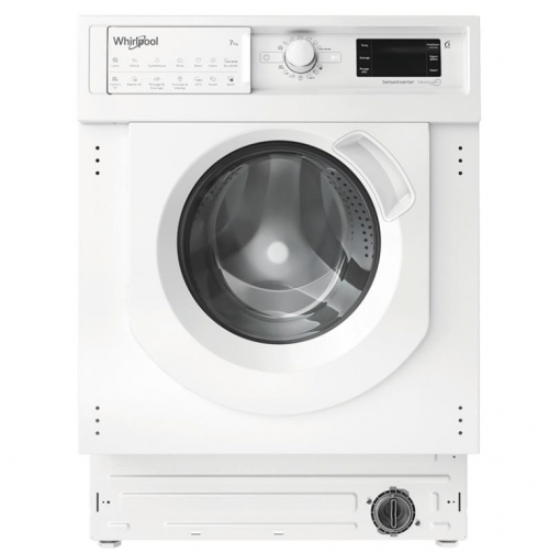 Whirlpool, 7 kg / 5 kg, sügavus 55 cm, 1400 p/min - Integreeritav kuivatiga pesumasin / BIWDWG751482EUN