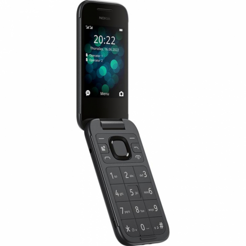 Nokia 2660 Flip, must - Mobiiltelefon / 1GF011GPA1A01
