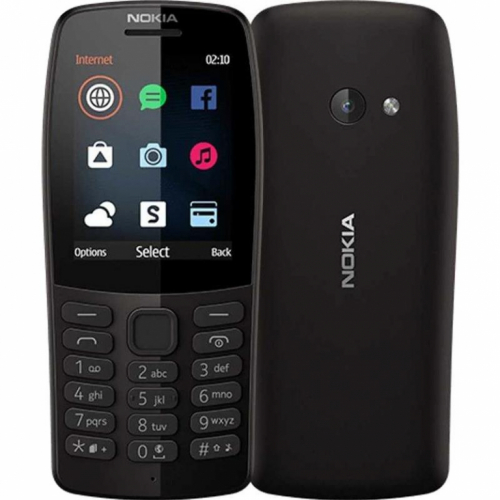 Nokia 210, must - Mobiiltelefon / 16OTRB01A05
