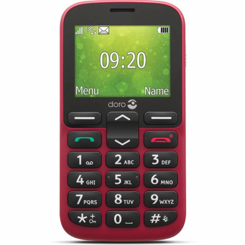 Doro 1380, punane - Mobiiltelefon / DORO1380RED