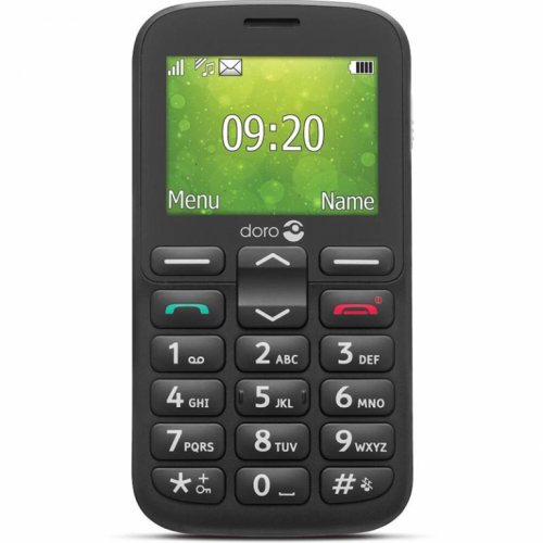 Doro 1380, must - Mobiiltelefon / DORO1380BLACK