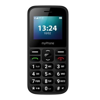 myPhone HALO | A LTE | Black | 1.77 '' | TFT | 48 MB | 128 MB | Dual SIM | Nano SIM | Bluetooth | 5.0 | USB version Micro USB | Built-in camera | Main camera resolution 0.3 MP | 800 mAh