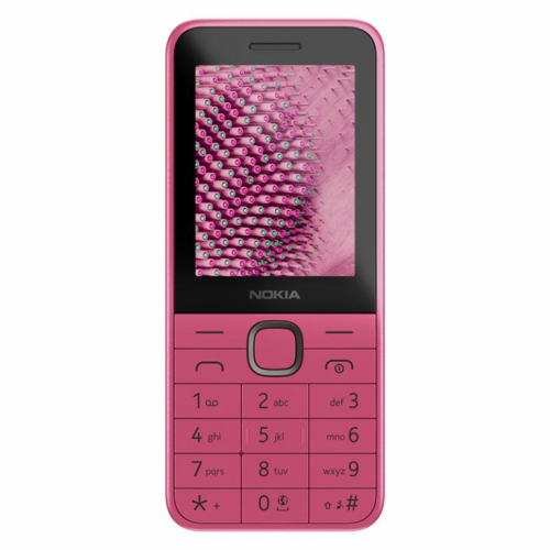 Nokia 225 4G (2024) Dual SIM, roosa - Mobiiltelefon / 1GF025FPC2L01