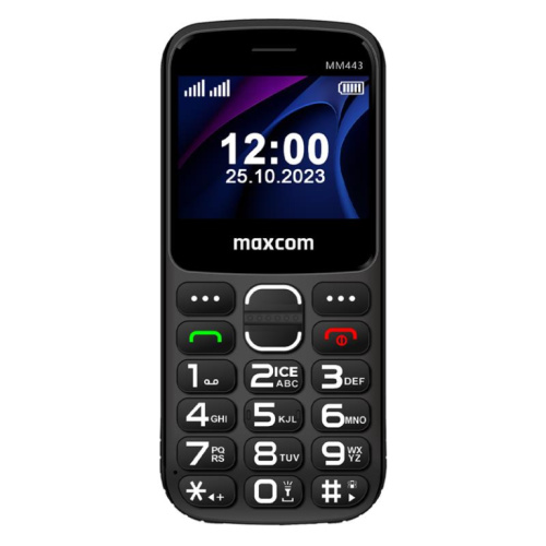 Maxcom Comfort MM443 4G, must - Mobiiltelefon