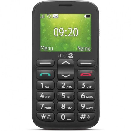Doro 1380, must - Mobiiltelefon / DORO1380BLACK